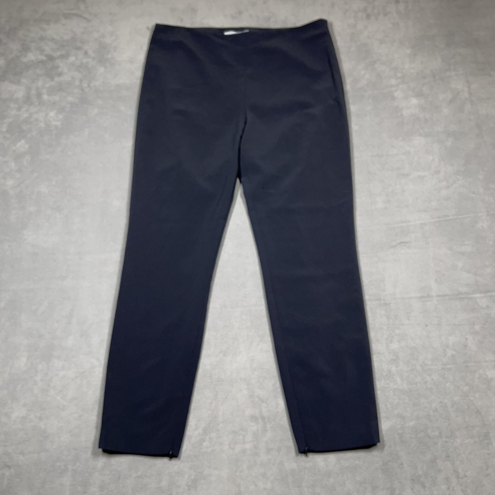 DYLAN GRAY Pants Navy Blue Side Zip Hem Corporate Workwear Classic Womens Size 6